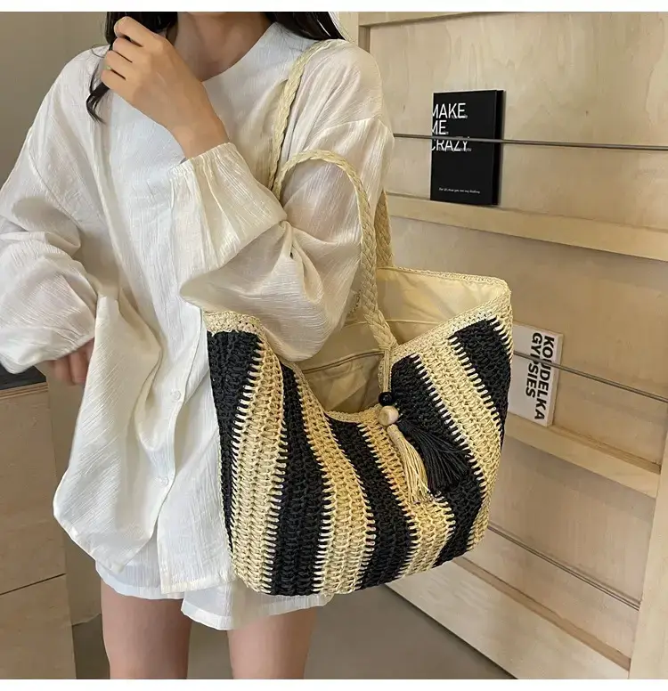 2024 Summer Straw Woven Bag High-end Style — feature 25