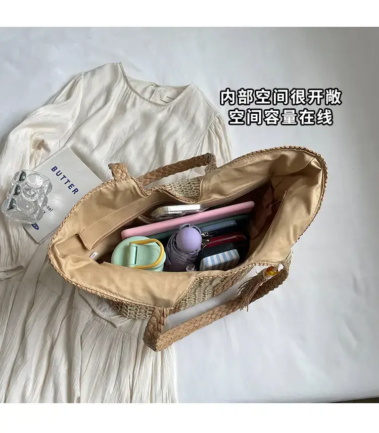 2024 Summer Straw Woven Bag High-end Style — feature 7