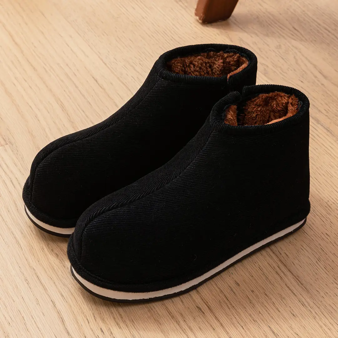 Elderly Cotton Shoes 2026 New Model for Middle-Aged and Elderly, Non-Slip, Fleece-Lined, Warm, Outdoor Thick-Soled Short Boots, Snow Boots for Women, Winter - Image 4