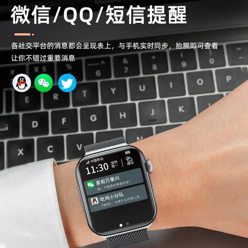 Huaqiang North Smart Watch S10 with Large Screen & Bluetooth Phone - Image 5