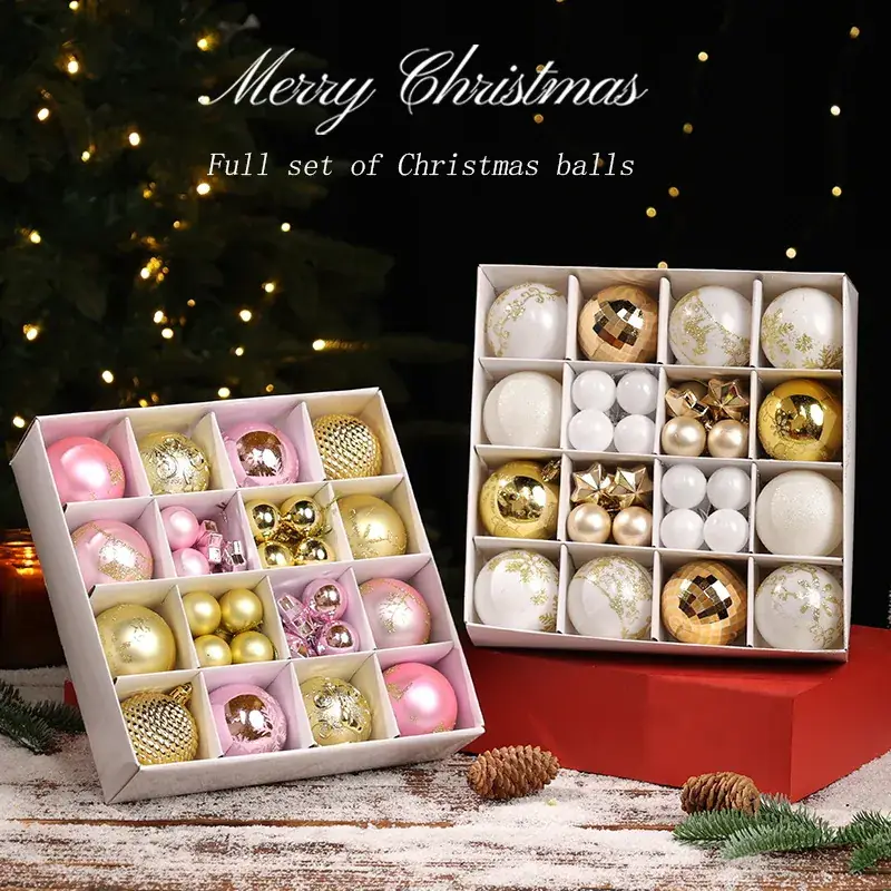 6cm Electroplated Christmas Ball Gift Set - Image 11
