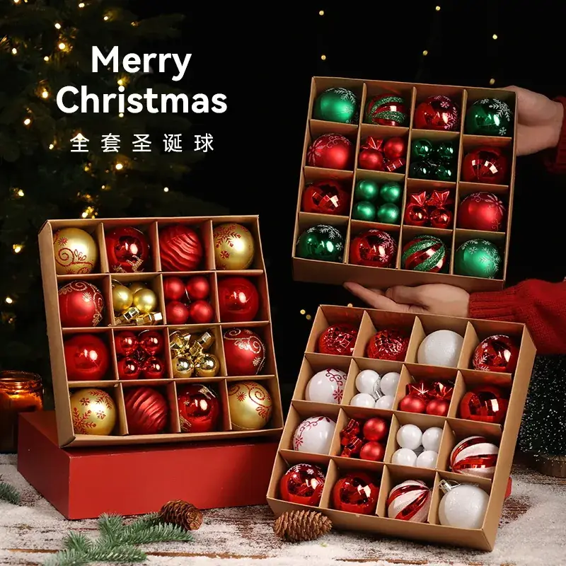 6cm Electroplated Christmas Ball Gift Set - Image 12