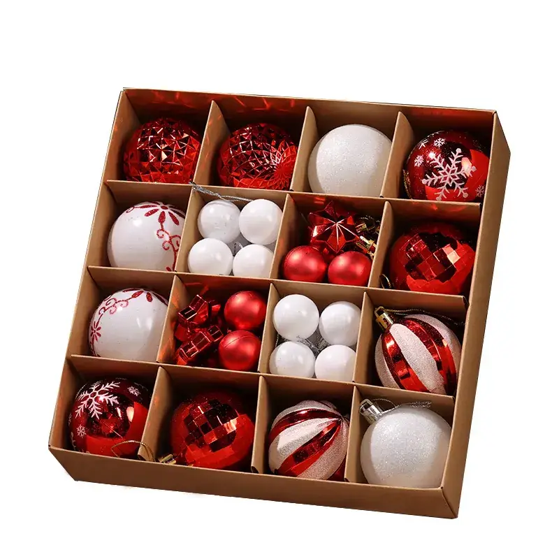 6cm Electroplated Christmas Ball Gift Set - Image 14