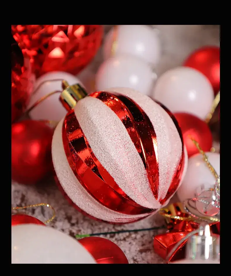 6cm Electroplated Christmas Ball Gift Set — feature 4
