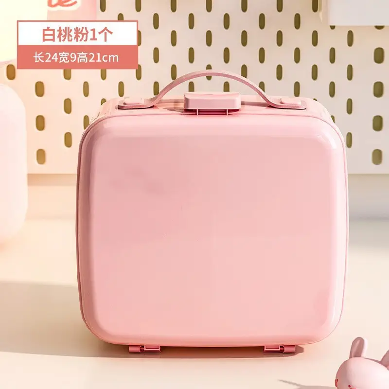 Children's Hair Accessories Headwear Rubber Band Portable Large Capacity Storage Box 2024 New Girls Goo Card Hand Account Storage Box