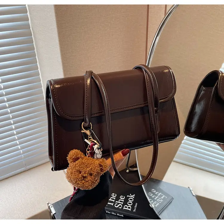 Vintage Women's Shoulder Bag Brown 2024 — feature 22