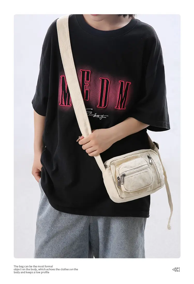Vintage Wash Denim Crossbody Bag Women Mini Mobile Phone Bag — feature 10