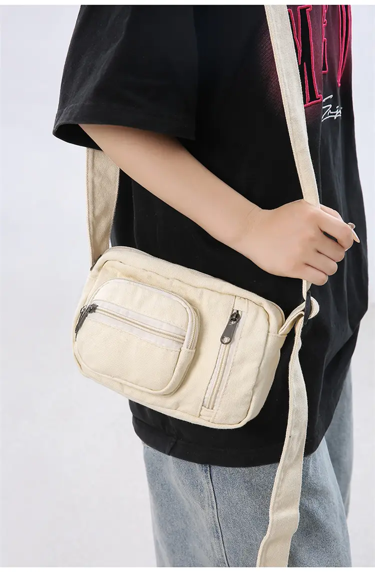 Vintage Wash Denim Crossbody Bag Women Mini Mobile Phone Bag — feature 11