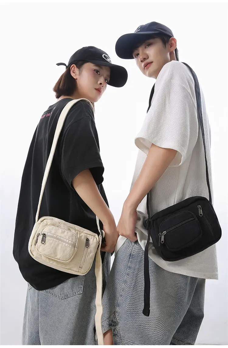 Vintage Wash Denim Crossbody Bag Women Mini Mobile Phone Bag — feature 14