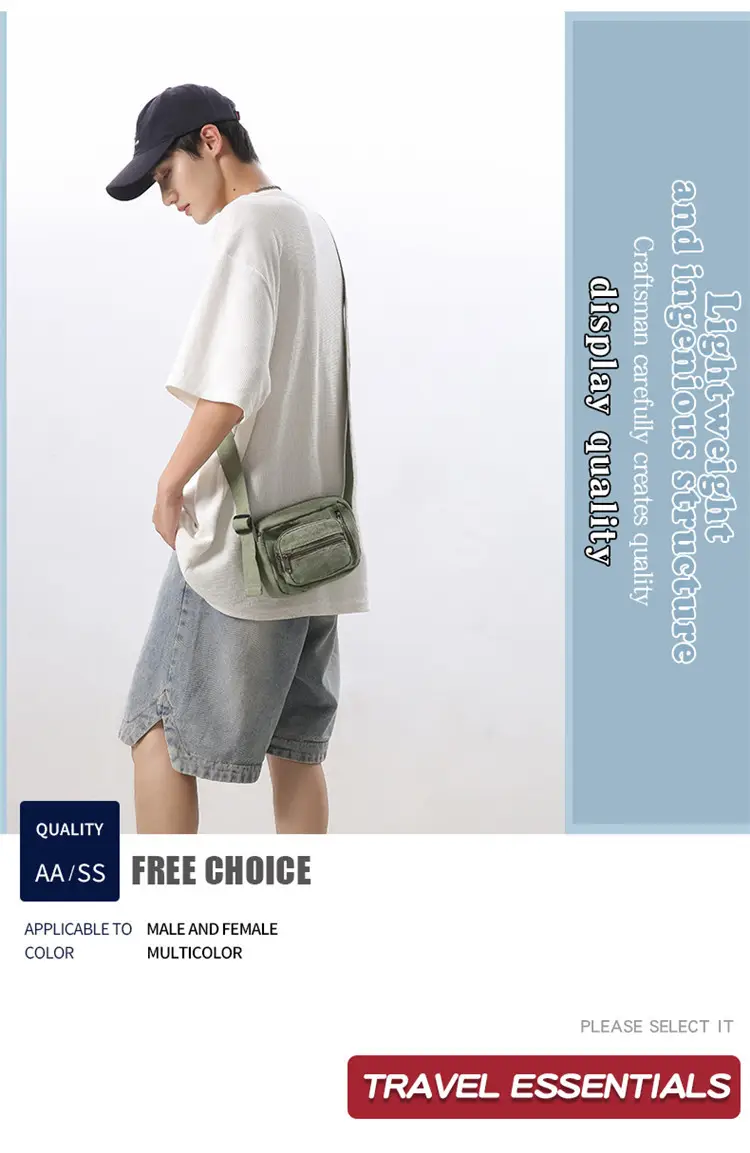 Vintage Wash Denim Crossbody Bag Women Mini Mobile Phone Bag — feature 2
