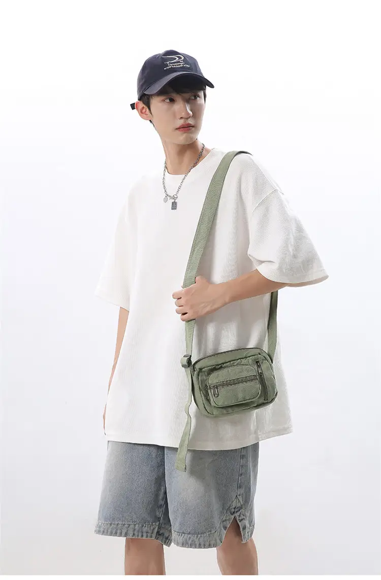 Vintage Wash Denim Crossbody Bag Women Mini Mobile Phone Bag — feature 25