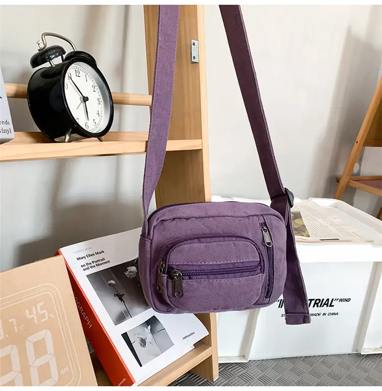 Vintage Wash Denim Crossbody Bag Women Mini Mobile Phone Bag — feature 37