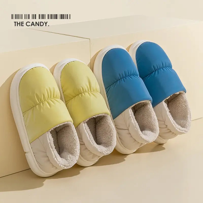 Men's Winter Cotton Slippers with Warm Heel - Image 7