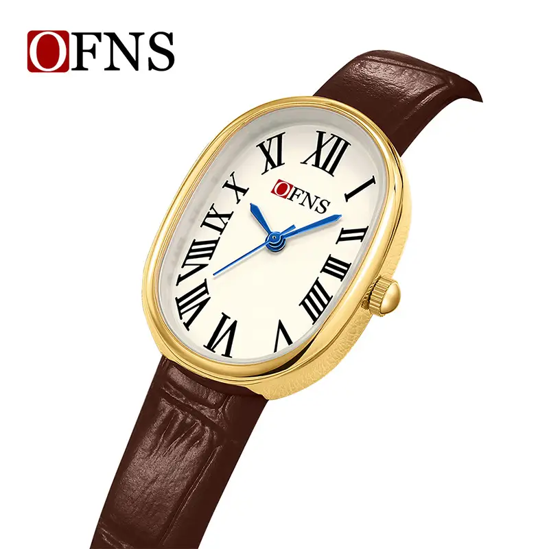 O'FSSN Luxury Black Leather Roman Dial Watch for Women - Image 11