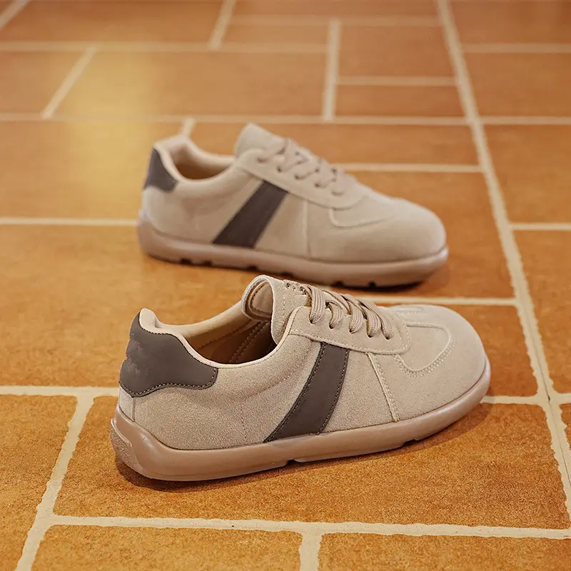 Foreign Trade Women's Autumn and Winter Fashion Retro-Style Brown Training Shoes Outdoor Flat-Soled Sports Casual Shoes for Women — feature 18