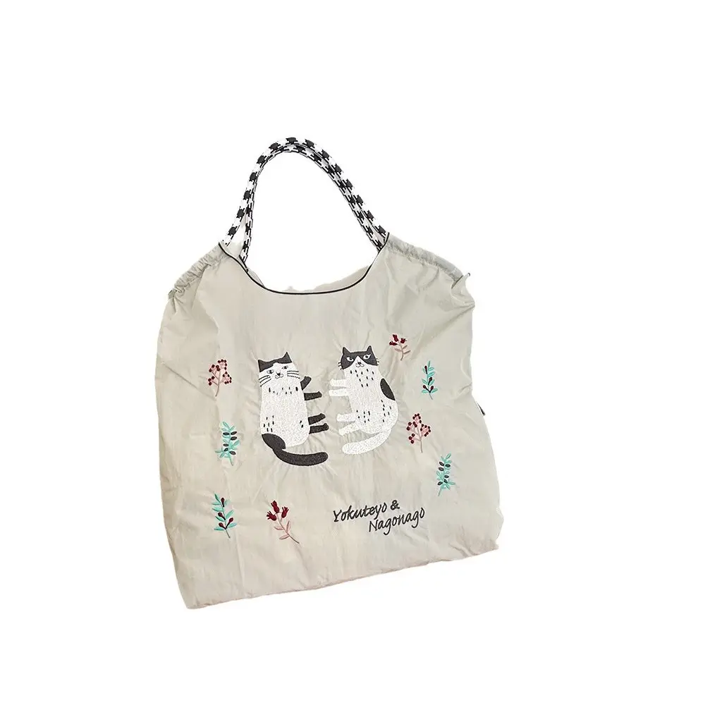 Japanese Embroidered Japanese Ball Chain Eco Bag - Image 116