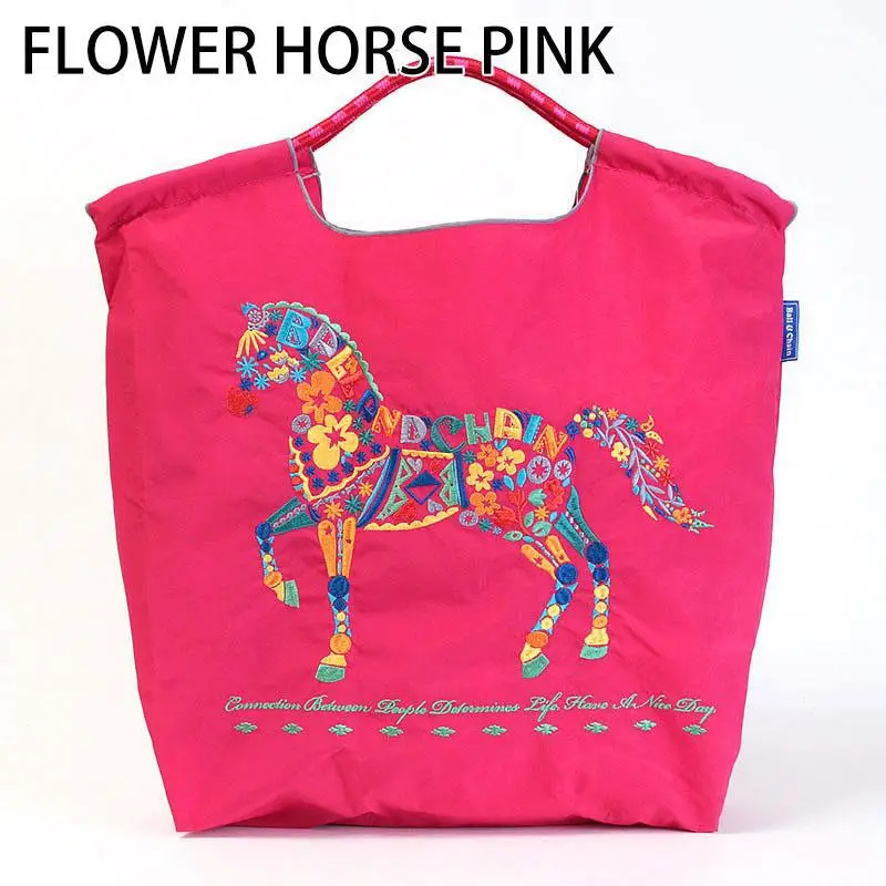 Rose red·flower horse