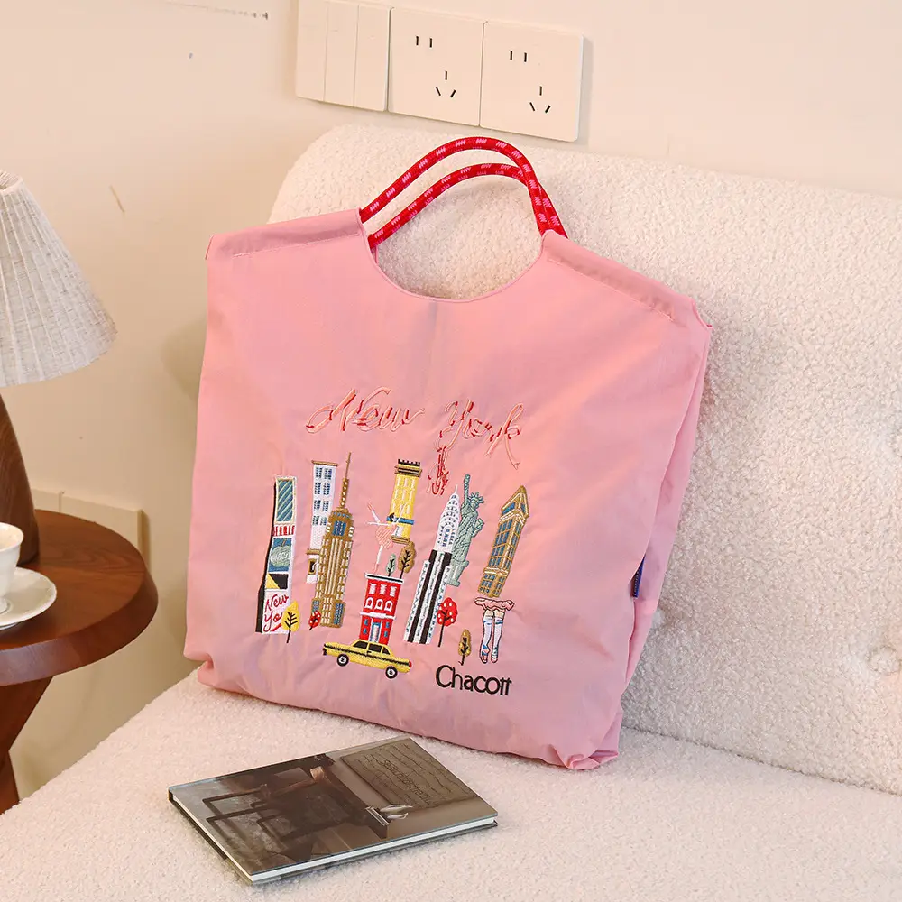 Japanese Embroidered Japanese Ball Chain Eco Bag - Image 44