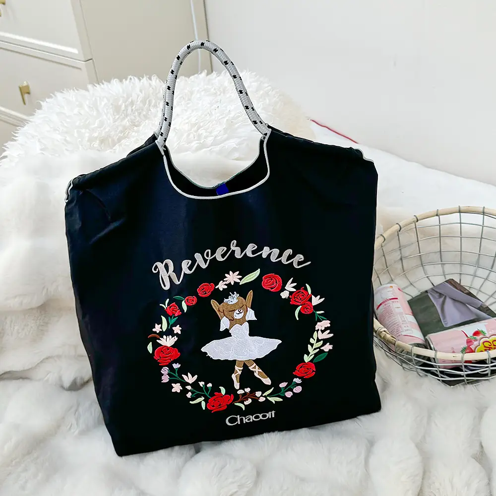 Japanese Embroidered Japanese Ball Chain Eco Bag - Image 47