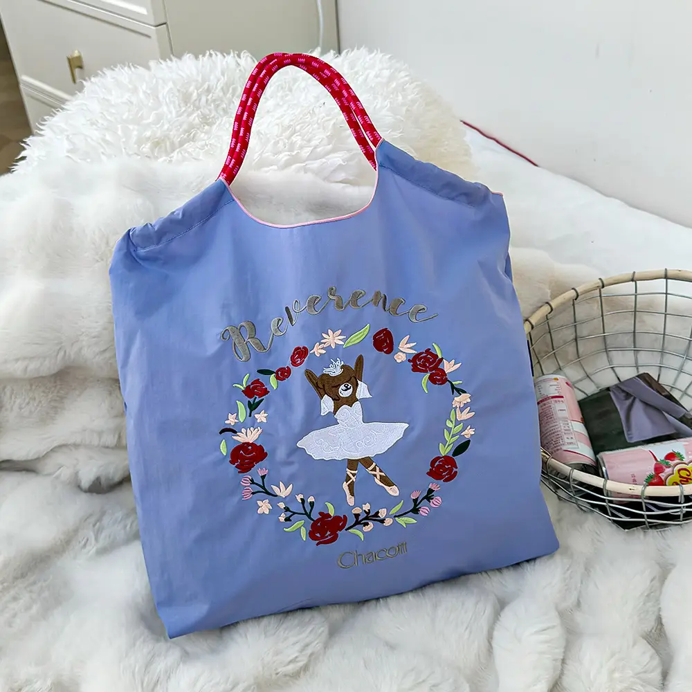 Japanese Embroidered Japanese Ball Chain Eco Bag - Image 48