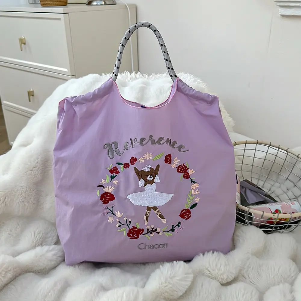 Japanese Embroidered Japanese Ball Chain Eco Bag - Image 49