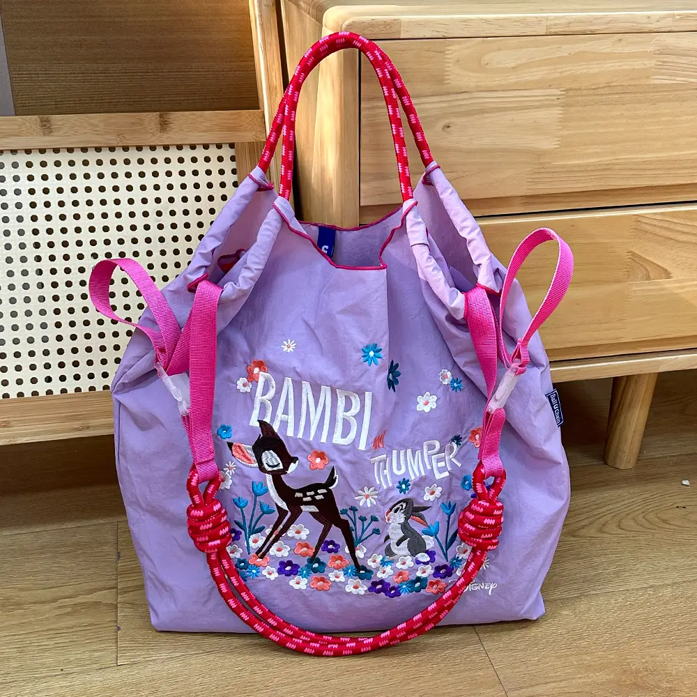Japanese Embroidered Japanese Ball Chain Eco Bag - Image 58