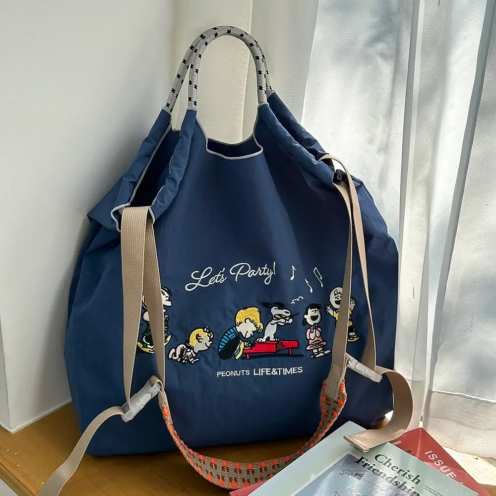 Japanese Embroidered Japanese Ball Chain Eco Bag - Image 61