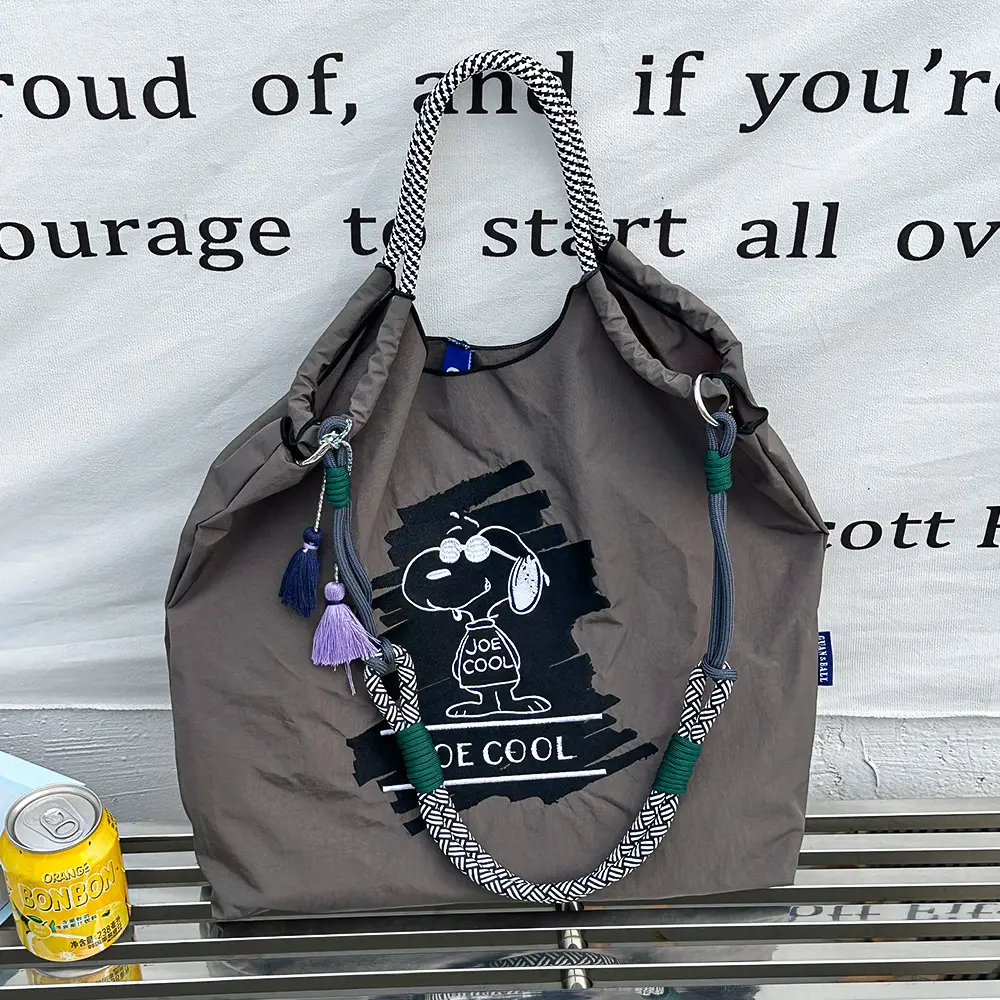 Japanese Embroidered Japanese Ball Chain Eco Bag - Image 69