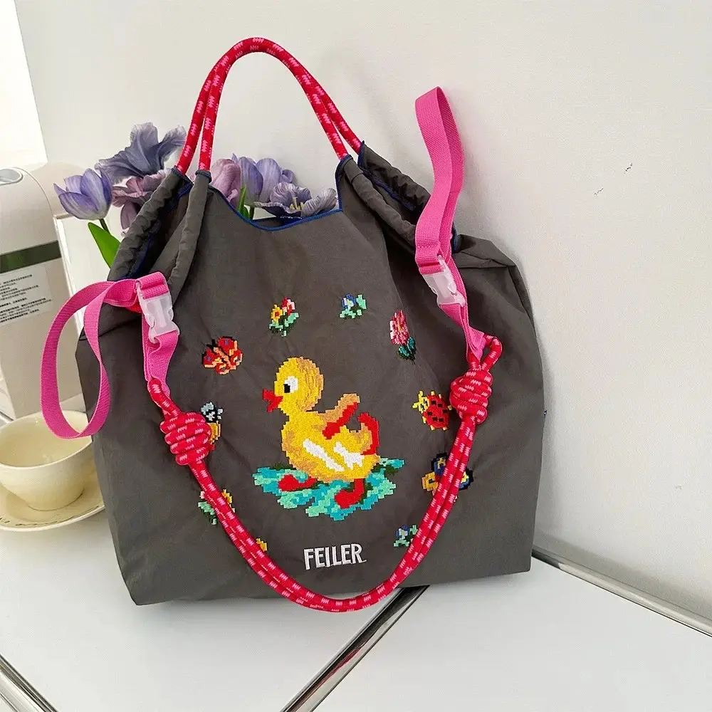 Japanese Embroidered Japanese Ball Chain Eco Bag - Image 30