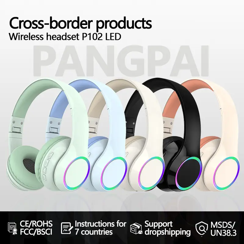 Wireless Bluetooth Headset with LED & Long Battery - Image 7