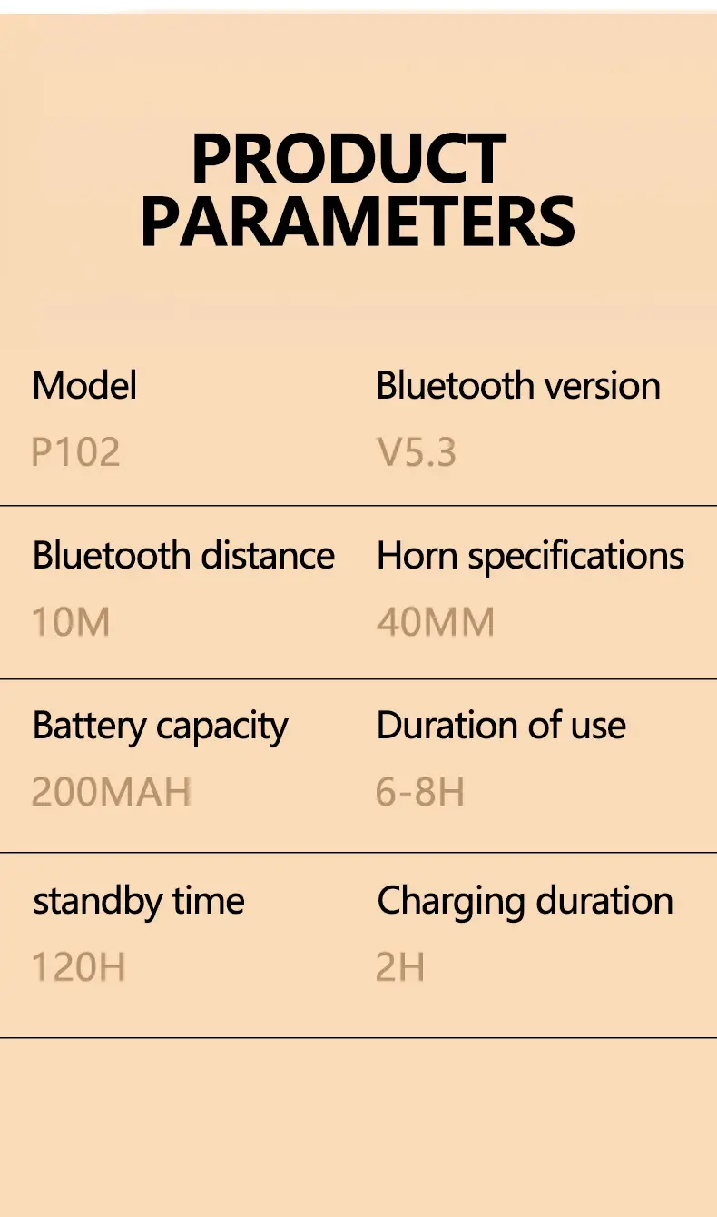 Wireless Bluetooth Headset with LED & Long Battery β feature 17