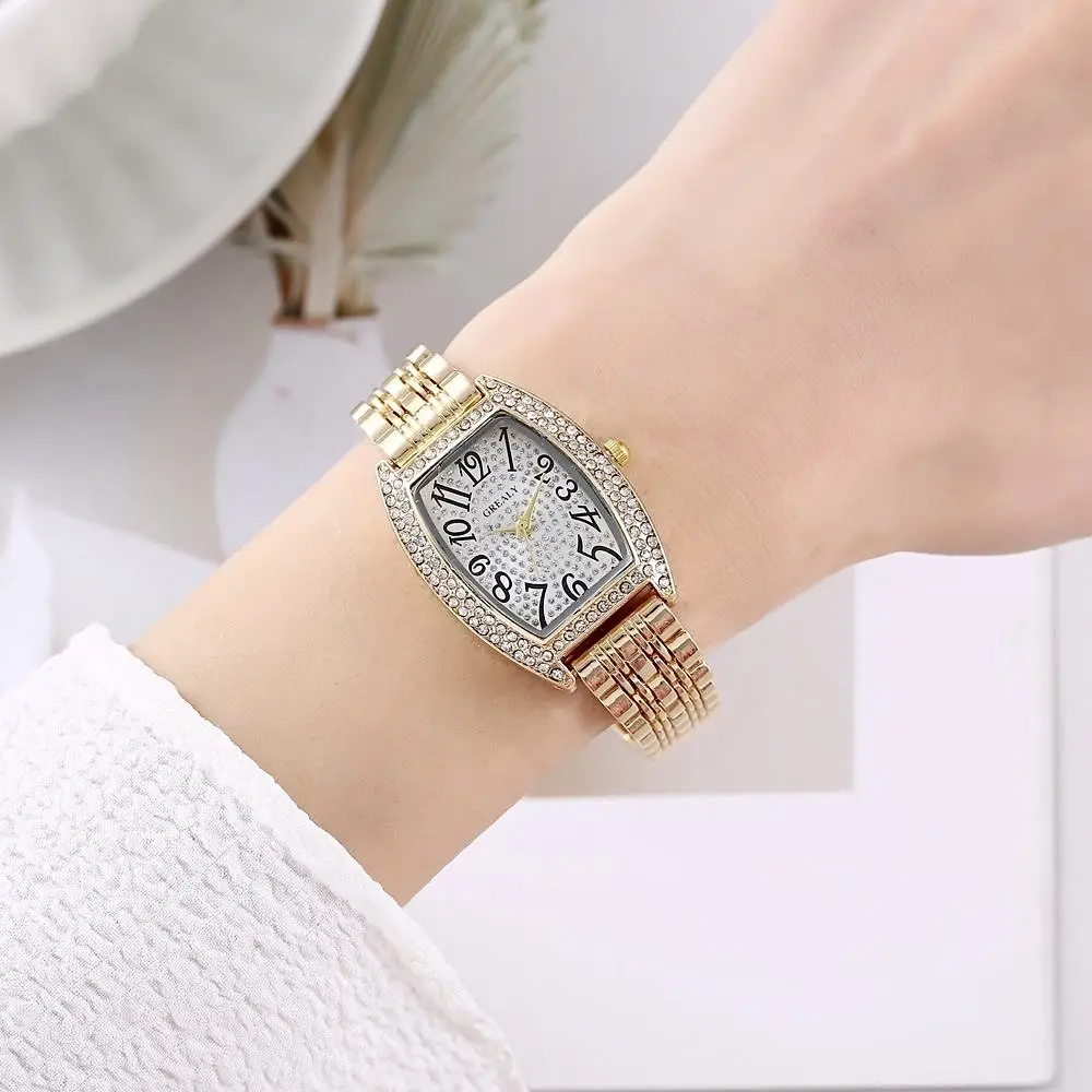 Gold Diamond Baby Watch with Digital Dial — feature 3
