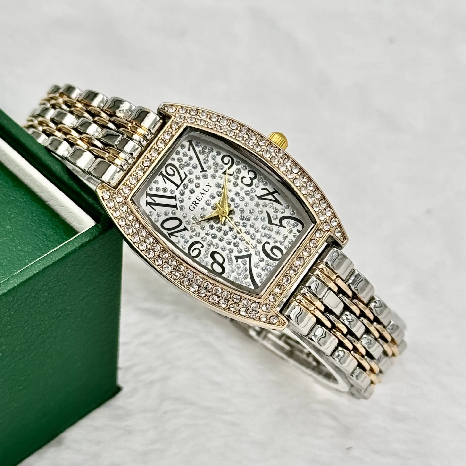 Gold Diamond Baby Watch with Digital Dial — feature 5
