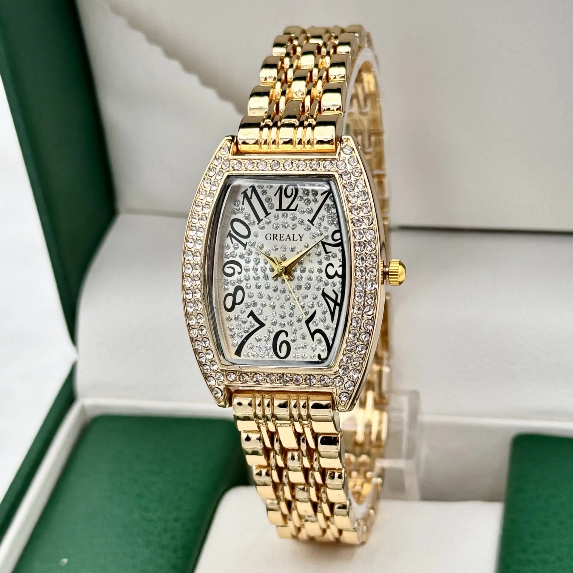 Gold Diamond Baby Watch with Digital Dial — feature 8