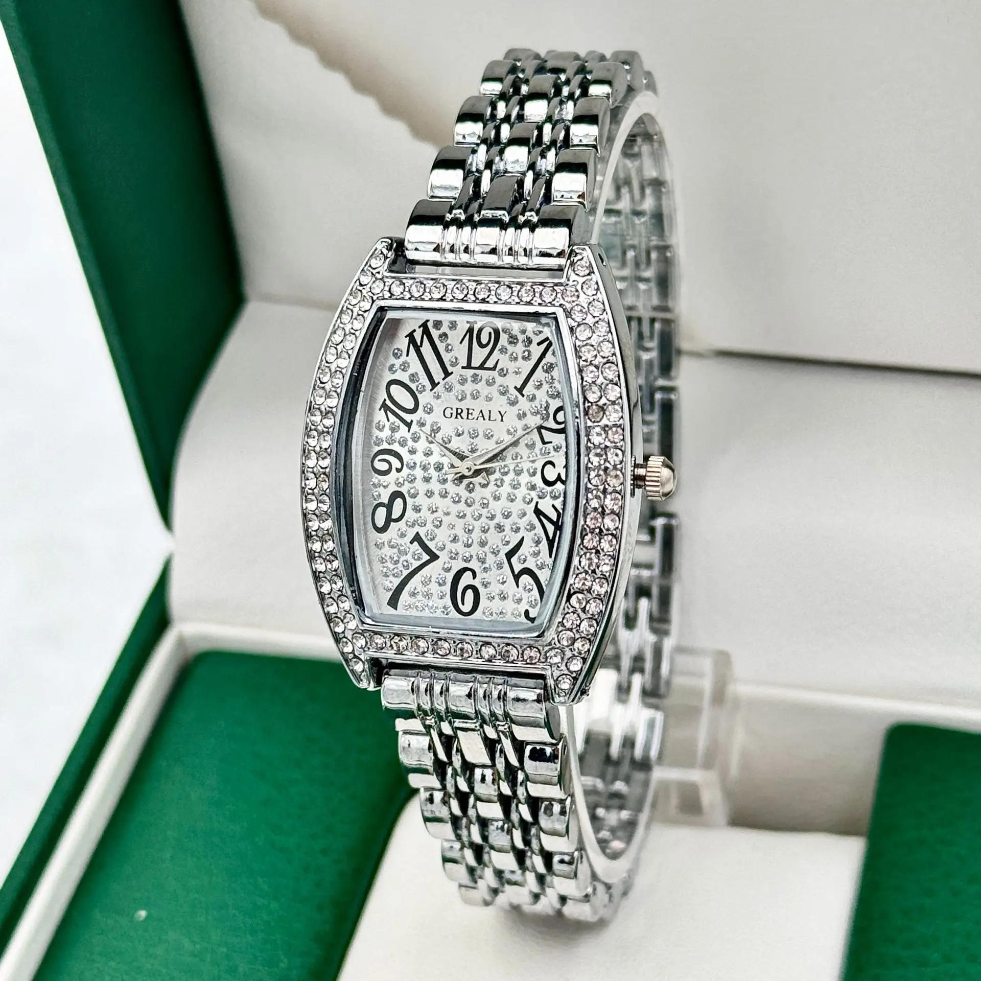 Gold Diamond Baby Watch with Digital Dial - Image 3