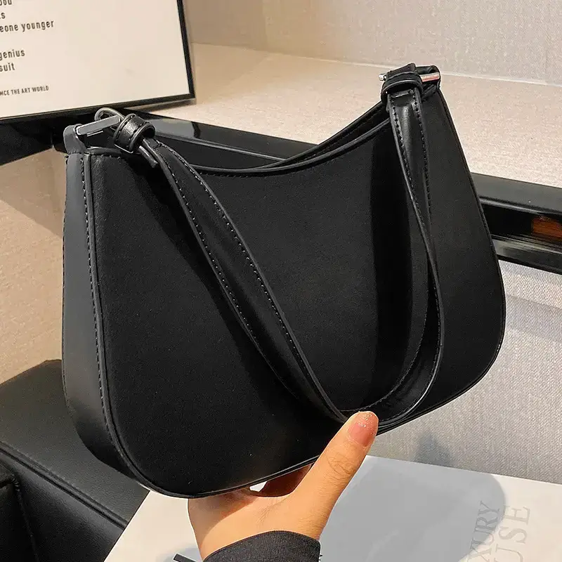 Women's Beige Leather Shoulder Bag 2024 New - Image 6