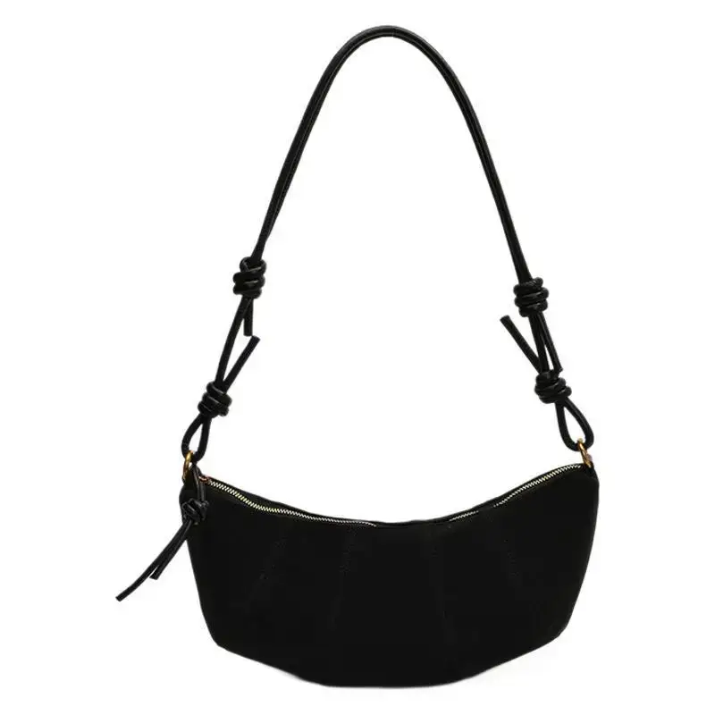 Black Crossbody Bag for Women Vintage Frosted Skin - Image 9