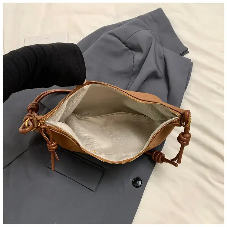 Black Crossbody Bag for Women Vintage Frosted Skin — feature 24