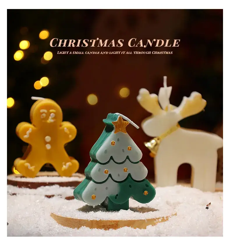 New Christmas Scented Candle Gift Box Wholesale Fragrance Decoration Atmosphere Creative Souvenir — feature 2