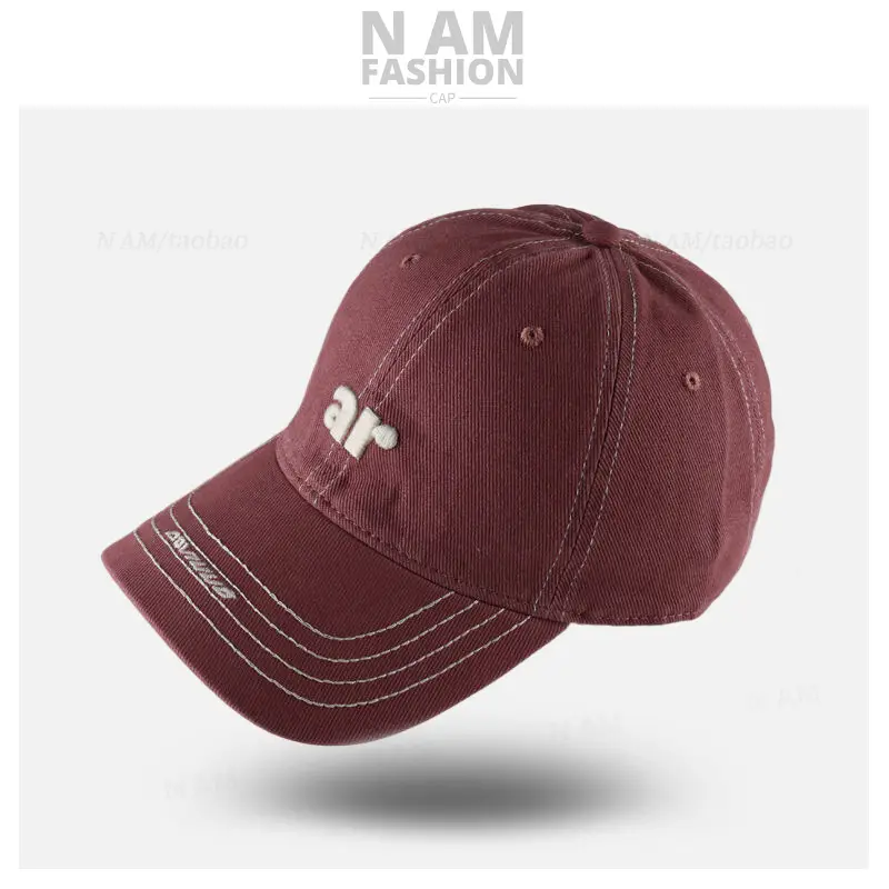 Women Gray Letter Embroidered Baseball Cap Small — feature 15