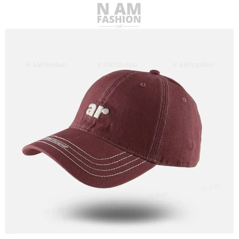 Women Gray Letter Embroidered Baseball Cap Small — feature 5