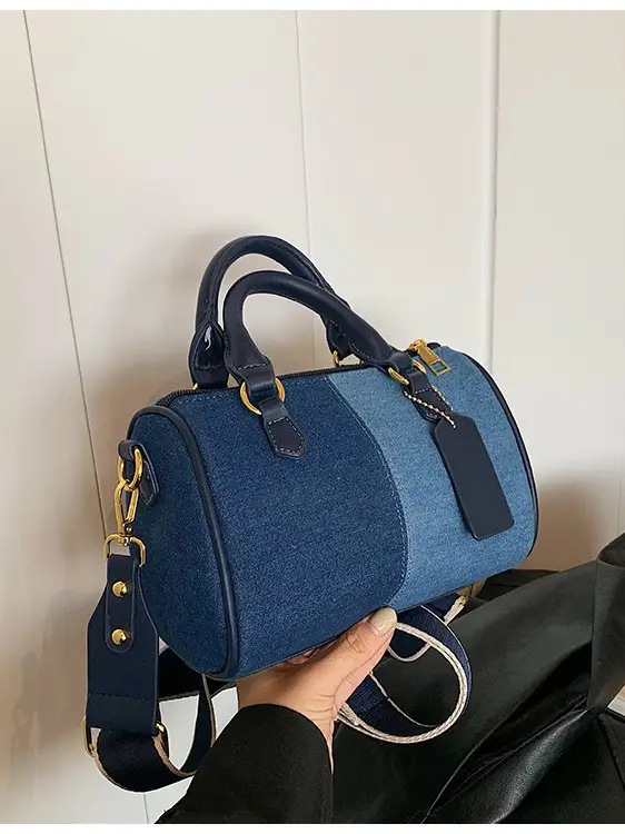 Blue Denim Crossbody Bag 2024 Autumn Stylish Commuter - Image 7