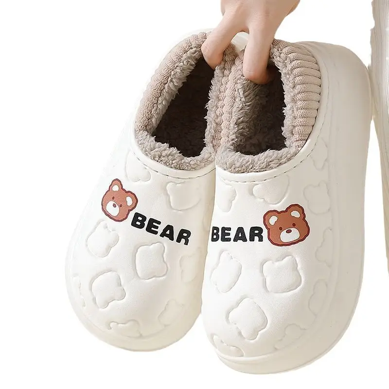 Cotton Slippers for Women, New Autumn and Winter Indoor Household Eva Heel-Covered Warm Thickened Men's Style Outdoor Cotton Shoes Wholesale - Image 17