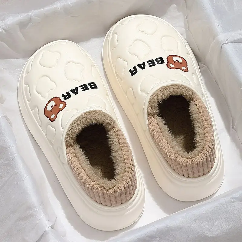 Cotton Slippers for Women, New Autumn and Winter Indoor Household Eva Heel-Covered Warm Thickened Men's Style Outdoor Cotton Shoes Wholesale - Image 10