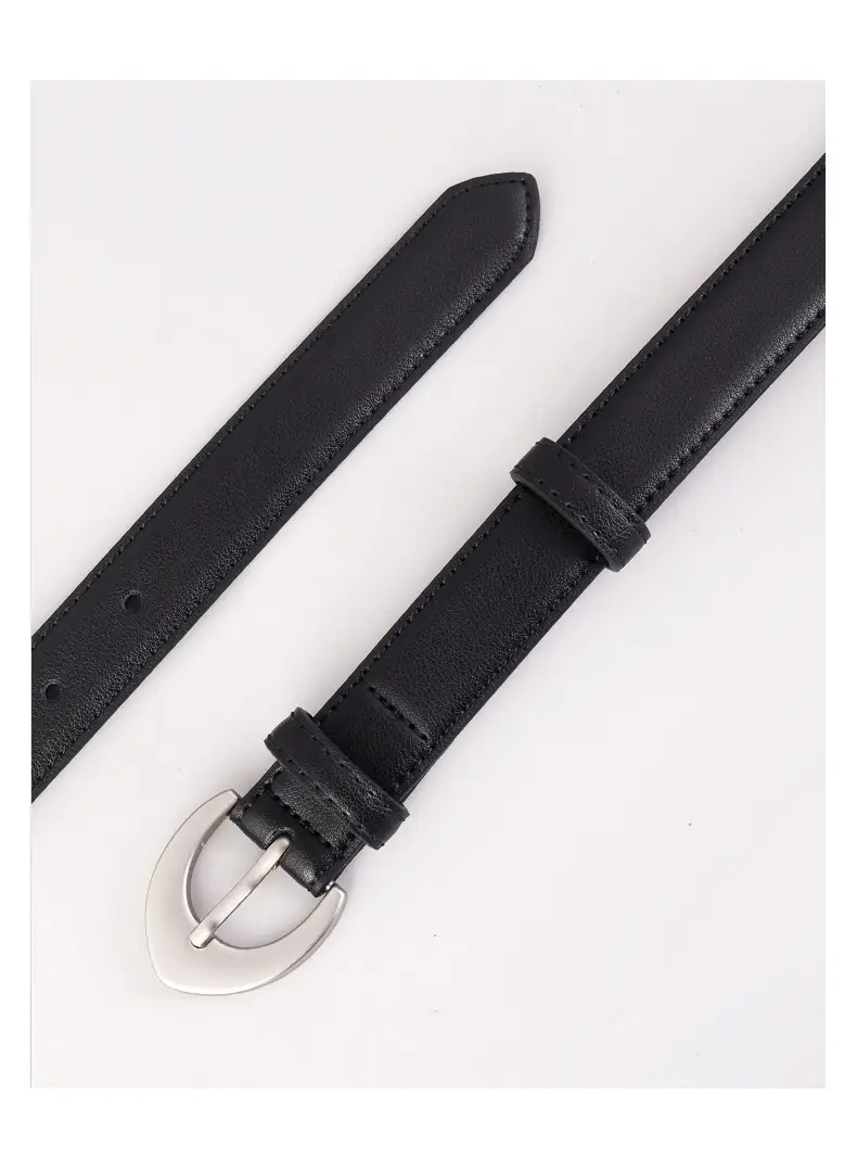 Women's Genuine Leather Belt Silver Buckle Waist Cinching 2025 — feature 13