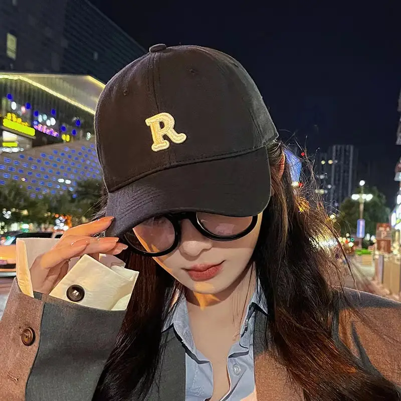 Women R-Letter Baseball Cap Spring Summer Korean Style — feature 18