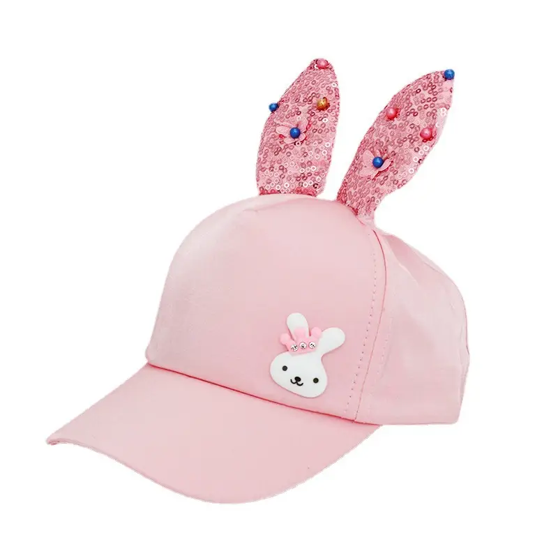 Pink Sun Hat for Boys Girls Baby Cap Sunscreen - Image 9
