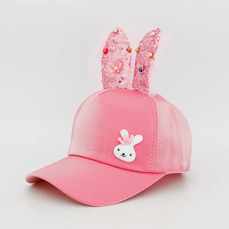 Pink Sun Hat for Boys Girls Baby Cap Sunscreen - Image 2