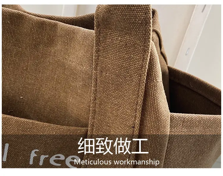Blue Canvas Cross-Border Women's Shoulder Bag 2023 — feature 8