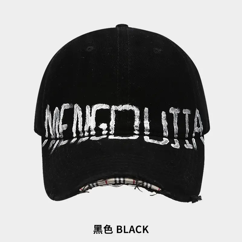 2024 American Retro Frayed Baseball Cap Women Men - Image 2